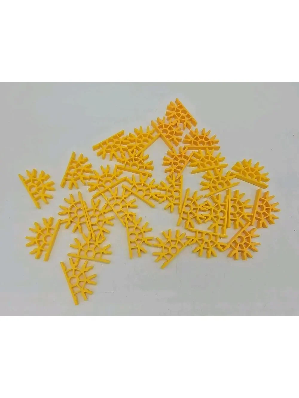KNEX Lot 29 Yellow Connectors K'nex #90906 & 2 Orange With Coaster Track Stud